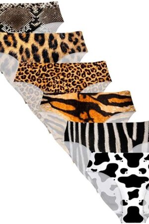 Women Ladies Triangle Panties Full Set of 6 Packs Bulk Underwear Briefs