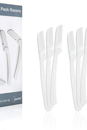 Dermaplaning Tool (9 Count) ? Easy to Use Dermaplane Razor for Face ? Precision Facial Razor for Eyebrows & Peach Fuzz - Gentle Exfoliating Shaver for Smooth, Radiant Skin