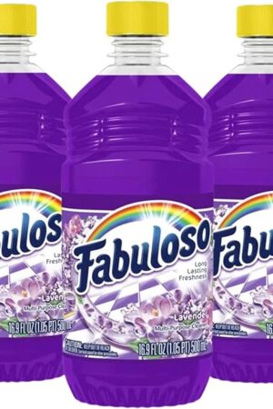 Fabuloso All Purpose Cleaner Lavender, Fabuloso Floor Cleaner, Multi-Purpose Cleaner (Pack of 3)