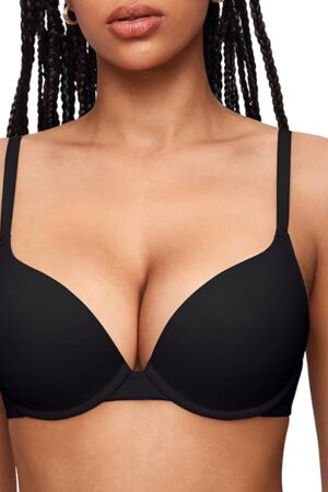 Women's Push Up Bra Tshirt Demi Supportive Bras Underwire Plunge Padded Comfortable Inbarely Plus Collection