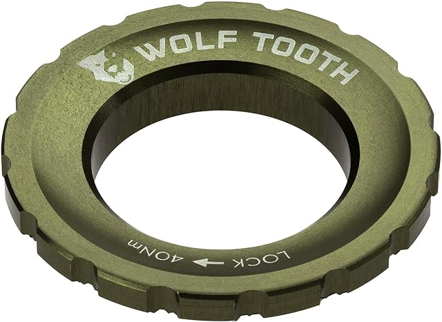 Wolf Tooth Centerlock Rotor Lockring Raw Silver