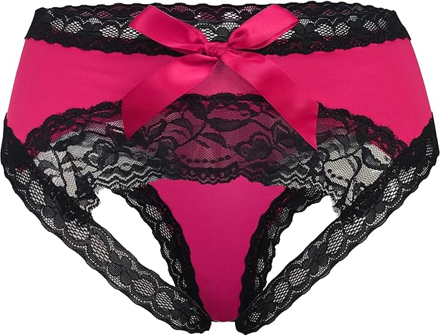 Women Sexy Lace Panties Bowknot Briefs Midnight Lingerie Hipster Underwear