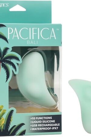 CalExotics Pacifica Bali 10 Modes Vibrator for Women Made with Body Safe Transparent Silicone and 100% Waterproof - SE-4210-05-3