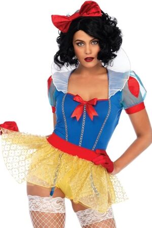 Women's Sexy Miss Snow White Halloween Costume