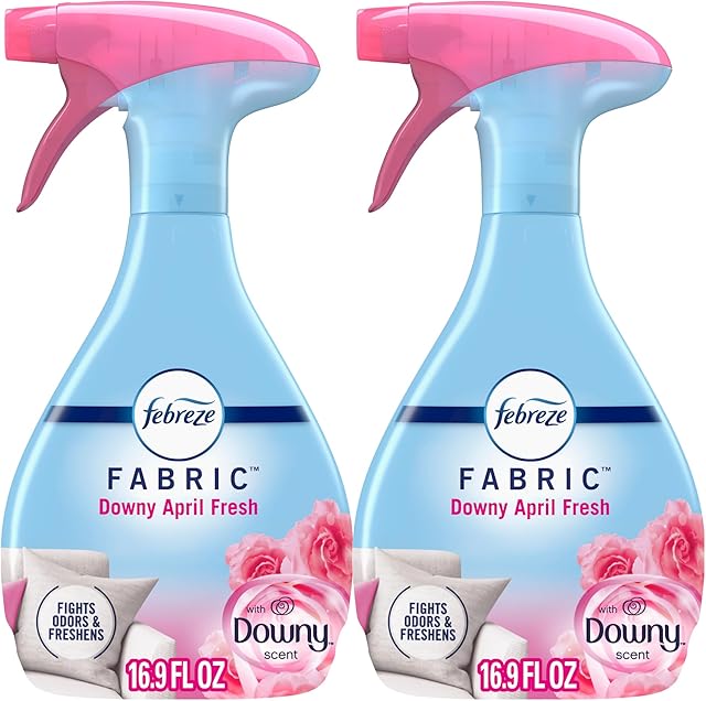 Febreze Odor-Fighting Fabric Refresher, Downy April Fresh, 169 fl oz, Pack of 2