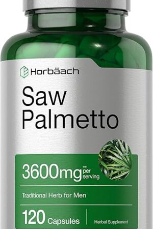 Horb?ach Saw Palmetto Extract | 120 Capsules | Non-GMO and Gluten Free Formula | from Saw Palmetto Berries