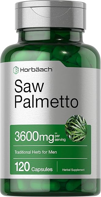 Horb?ach Saw Palmetto Extract | 120 Capsules | Non-GMO and Gluten Free Formula | from Saw Palmetto Berries