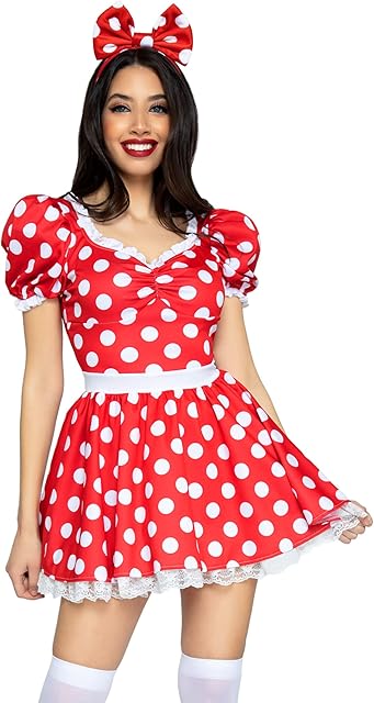 Women's Polka Dot Halloween Costume Dress