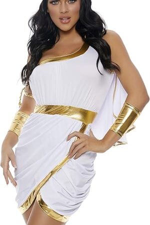 Women's Goddess Costume Immortal Beauty Sexy Toga Costume Set