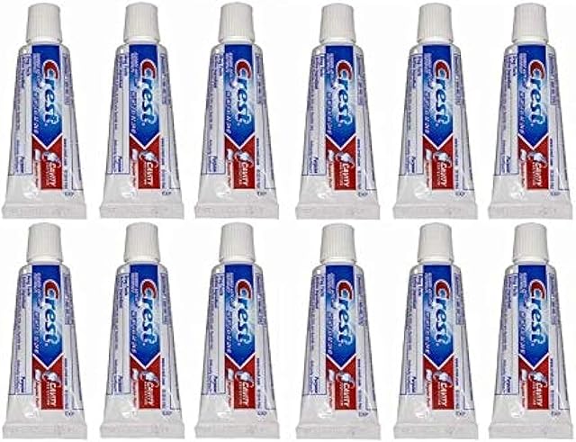 Crest Travel Size Regular Toothpaste - 85 Oz (Pack of 12)