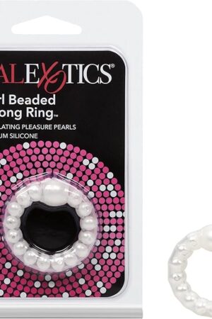 CalExotics Pearl Beaded Prolong Ring, Pearl