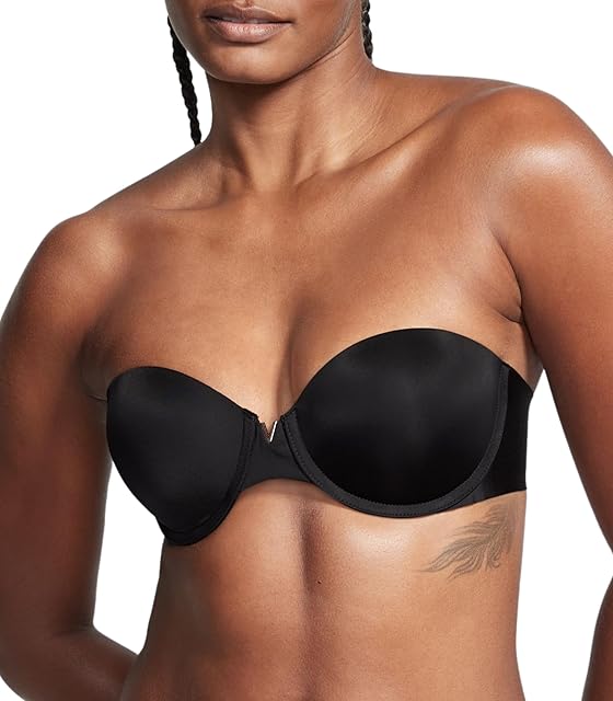 Women's Bare Push Up Strapless Bra, Bras for Women (32A-38DDD)