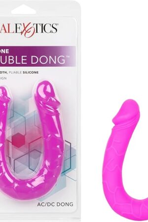 CalExotics Silicone Double Dong AC/DC Dong - Pink