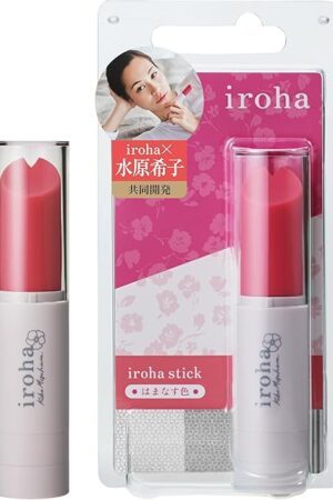 iroha Stick Vibrator for Women, iroha & Kiko Mizuhara Collaboration, Dial Type Adjustable Waterproof Speed Bullet Vibrator, Hanamasu