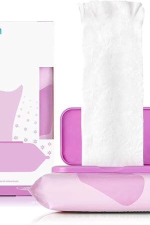 Frida Mom Witch Hazel Perineal Cooling Pad Liners for Postpartum Care, Hospital Bag Essentials for Pain Relief After Birth, Full-Length Medicated Cooling Pad Liners (24ct)