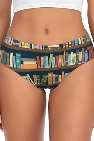 Cartoon Chicken and Plant Womens Underwear Soft Briefs Ladies Panties Sexy Lingerie