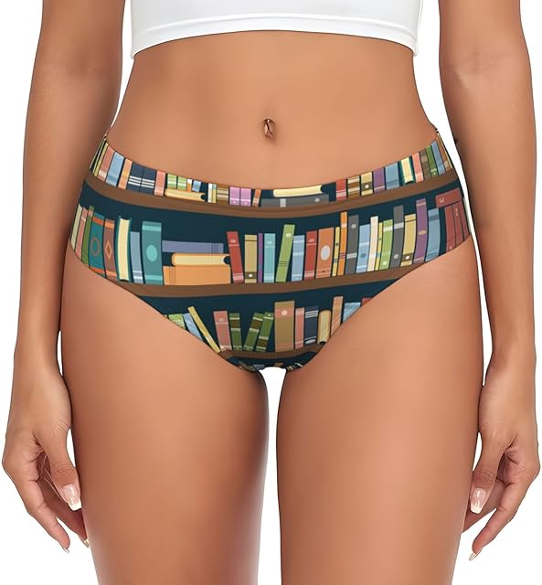 Cartoon Chicken and Plant Womens Underwear Soft Briefs Ladies Panties Sexy Lingerie