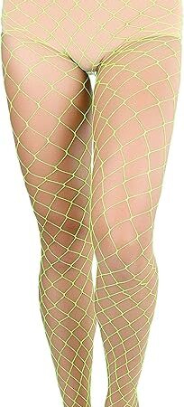Womens Chic and Fun Industrial Diamond Net Spandex Pantyhose