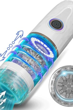 Automatic Masturbator Sex Toys for Men, Male Sex Toys Penis Pump with 7 Thrusting & Rotating Modes for Penis Stimulation, Electric Pocket Pussy Sex Machine Adult Sex Toy for Male Stroker