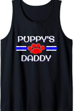 Gay Puppy Daddy, BDSM Human Pup Play Fetish Kink Gift Tank Top