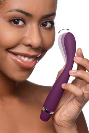 Inmi Slim-G Pleaser 10X Flexible Premium Silicone Pinpoint G Spot Vibe | Adult Sex Toy with 3 Speeds + 7 Vibration Patterns for Women | Seamless & Rechargeable Waterproof Clitoral G-Spot Stimulator