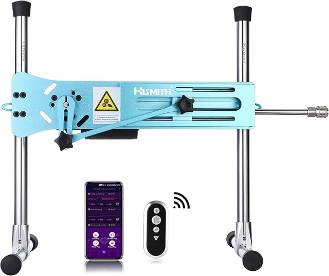 Hismith Premium 3.0 Pro, Sex Machine with KlicLok System, Wire and Intelligent APP Controlled Love Machine with Dildo, Blue