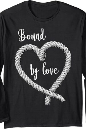 Kinky BDSM Bondage Shibari Rope Fetish Art Long Sleeve T-Shirt