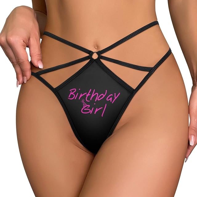 Women's Black Cock Only Sexy Panties Underwear G-String Thongs Lingerie Briefs