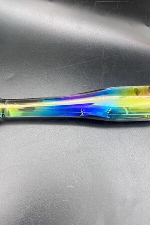 Glass Anal Plug & G-spot Dildo, Sex Toy of Baseball Bat Double Ended Dildo Massager for Women/Men/Couples (Multicolor, Large)