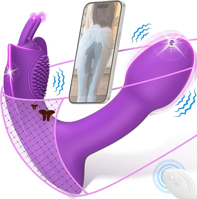 Vibrators APP Remote Control Vibrator - Dildo Wearable Vibrator Boefous Sex Toys for Women Couples, Female Adult Toys Butterfly Dildos G Spot Vibrator, Long Distance Panty Vibrator, Juguetes Sexuales