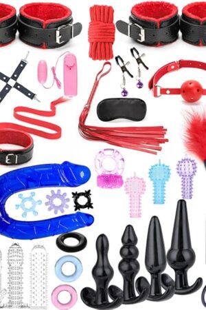 Anal Plug Beads 31 Pcs BDSM Restraint Strap Sex Toys