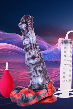 9.29 Inch Dilo for Woman Ejaculating Toy Realistic Squirting Dildo Ejaculating Lifelike Knotted Dildo Large Horse Dildo Cumming Dildo with Suction Cup Adult Sex Toy Dilldo for Women
