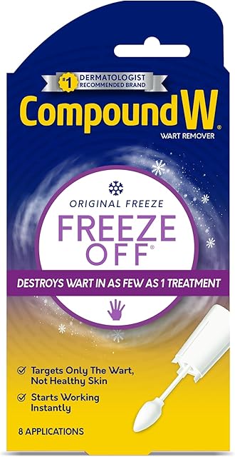 Compound W Freeze Off Wart Remover, Maximum Freeze, 8 Applications