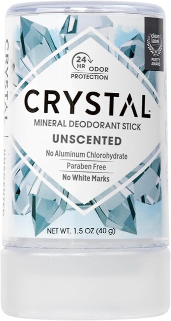 CRYSTAL Deodorant Mineral Deodorant Stick, Travel, 15 Ounce