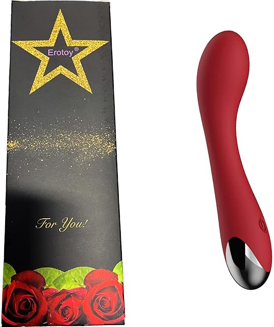 G Spot Vibrator Dildo for Vagina, Clitoral, Anal Stimulation with 10 Vibrations Modes Personal Powerful Quiet Vibrating Massager Rechargeable Waterproof Adult Sex Toy for Women, Men, Couples (Wine)