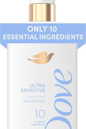 Dove Serum Body Wash Ultra Gentle hydrating cleanse with only 10 essential ingredients 18.5 Fl Oz