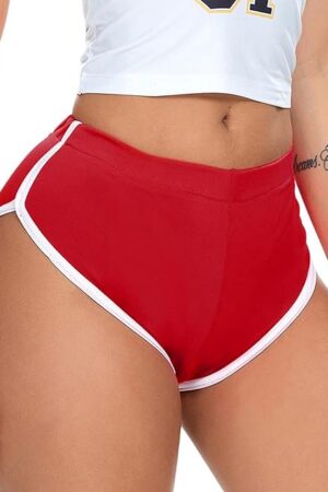 Women's Sexy Booty Shorts Retro Dolphin Shorts Sports Yoga Gym Running Hot Pants