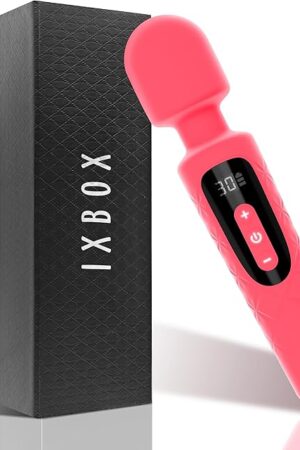 Adult Sex Toys Dildo for Women, Clitoral G-spot Vibrator with 30 Powerful Vibration Modes, Wand Massager with Display for Clitoral Vaginal and Nipple Stimulation for Couples