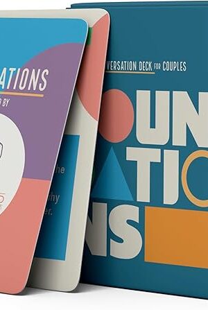 Foundations Card Deck Conversation Starters - 52 Questions and Tips to Become Connected - Cards Game - Wedding Gift - Road Trip - Get to Know Each Other