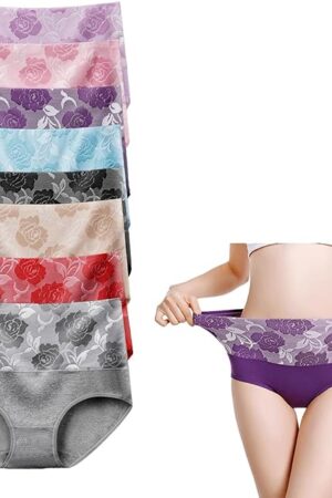 Bloomypink Bloomyfit Leak Proof Underwear for Women, Bloomyfit High Waist Incontinence PantiesTummy Control Panties