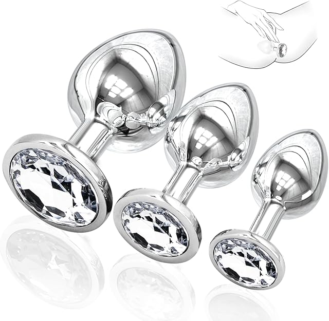 Couple Portable Stainless Steel Toys Plug Kit Anales Relaxing Plug Butt Beads for Women Adult Toys Exercise Tool for Men Women Sunglasses T6