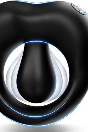 Vibrating Cock Ring Sex Toys - Sobtik 360? Adjustable Penis Ring with Bead Prostate & Clitoral Stimulator, 10 Vibration Modes Male Vibrator Sex Toy for Men Couples Adult Sex Toy