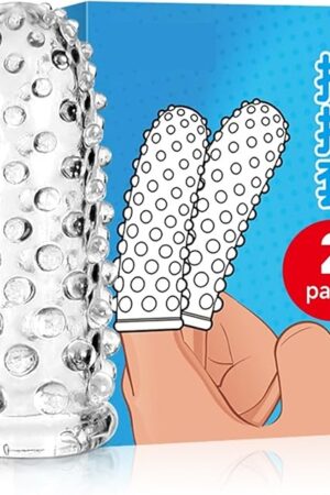 Adjustable Big Cock Ring Reusable Silicone Long Condom Penis Sleeve Delay Ejaculation Sex Toys Finger Penis Sleeve for Men