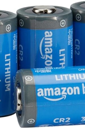 Amazon Basics CR2 Lithium Batteries, 3 Volt, Long Lasting Power, Low Self-Discharge Rate Pack of 4
