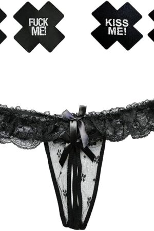 Women's Sexy Lace Underwear Black L