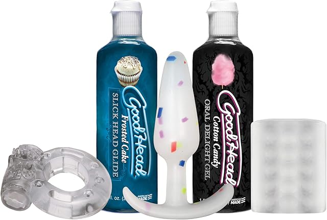 Doc Johnson GoodHead - Party Pack - Complete Oral Pleasure - 5 Piece Kit
