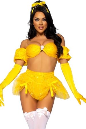 Women's 4 Pc Fairytale Beauty Costume