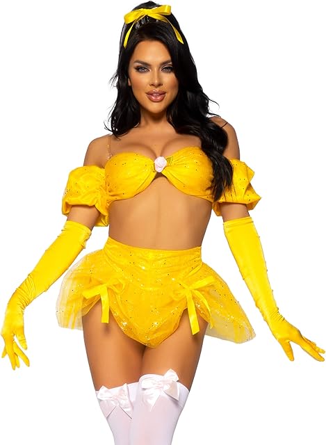 Women's 4 Pc Fairytale Beauty Costume