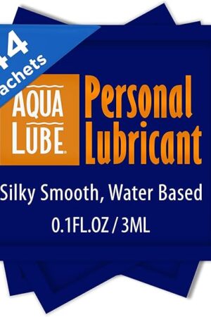 I Personal Water Based Lubricant I Silky & Smooth I for Men and Women I Bag of 144 Count I 0.1 Fl Oz / 3 ml Each