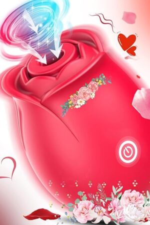 2024 Rose Vibratoer Stimulant Licking Sucking Silent Multi Frequency Massage Stick Women's Gift F080301